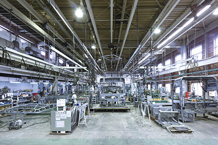 河村の作業風景